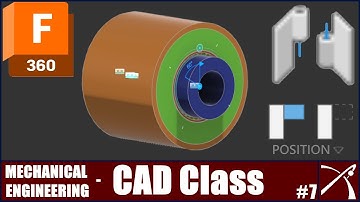 Fusion360 CAD Class - Pt.7 Joints & Assemblies (60fps)