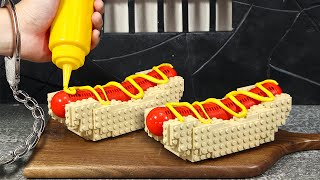 How to make The Most LEGENDARY HOTDOG in Jail? Best LEGO Prison Food Compilation