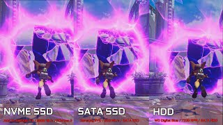 Ratchet and Clank [PC] - Rift Sequence Loading - NVME Gen 3 vs SATA SSD vs HDD [DirectStorage 1.2] screenshot 2