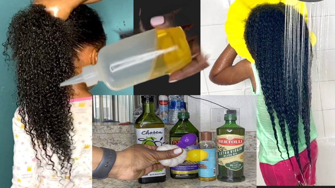 DIY HOT OIL TREATMENT FOR BABY/TODDLER KIDS AND ADULTS DULL ,DRY/FRIZZY NATURAL HAIR