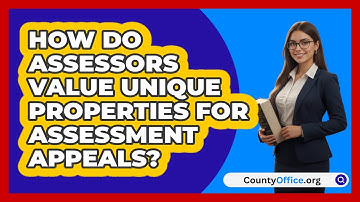 How Do Assessors Value Unique Properties For Assessment Appeals? - CountyOffice.org