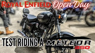 Finally riding a Meteor 350  Royal Enfield Open Day test ride