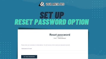 How to Reset Your WordPress Password | User Meta Pro