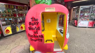 Jolly Roger The Busy World Of Richard Scarry Lowly Worm's Apple Car Coin Operated Kiddie Ride