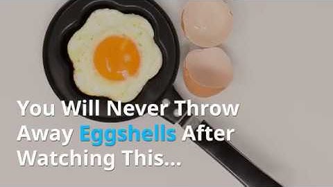 You Will Never Throw Away Eggshells After Watching This - Natural Way -