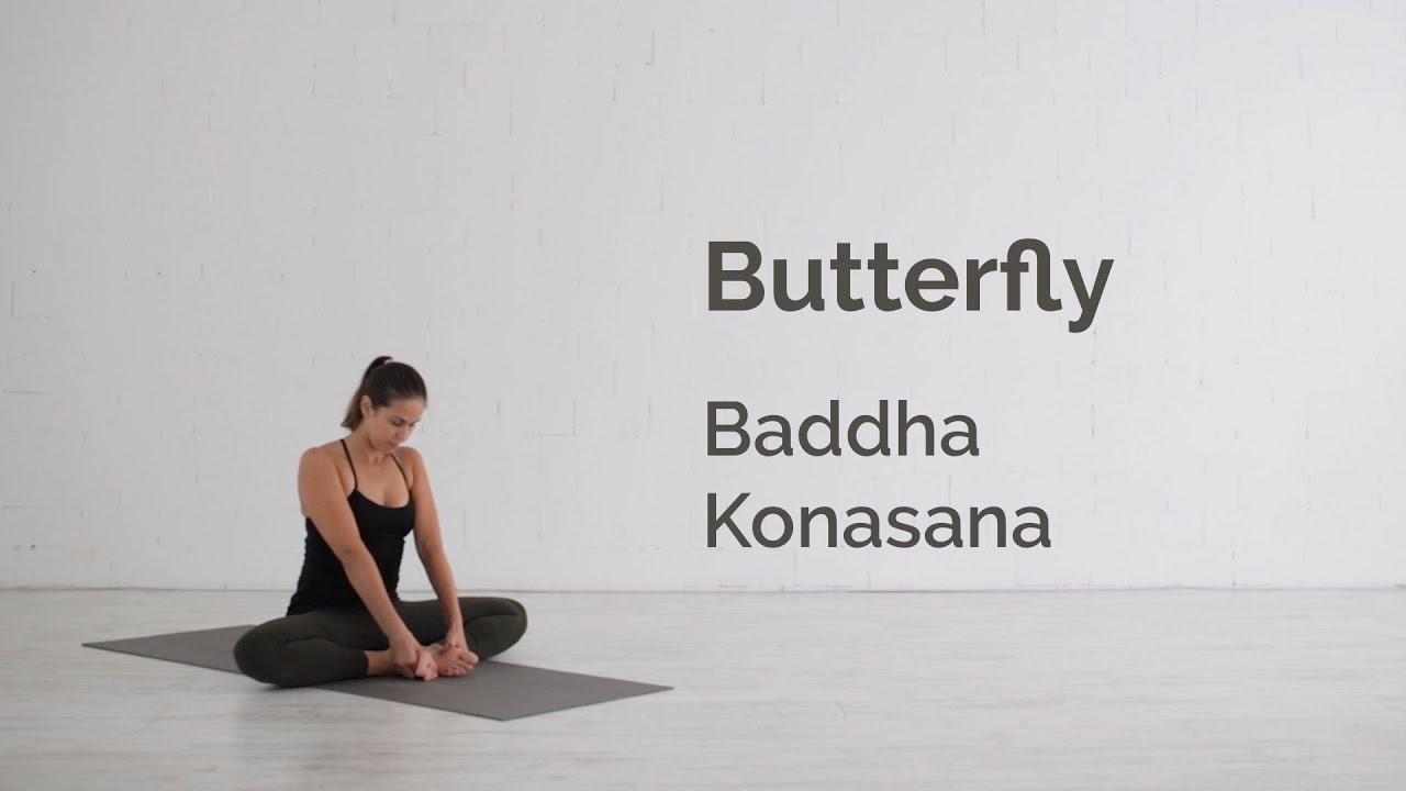 Young woman practicing yoga, sitting in Butterfly pose, baddha konasana -  Stock Image - Everypixel