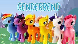 My Little Pony Genderbend - Mane 6 Transformed into Boys Pony Custom Compilation