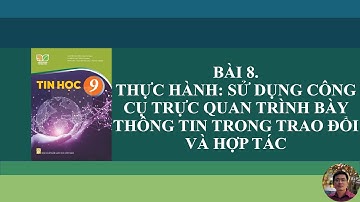 Tin Học 9-Bài 8. Thực hành: Sử dụng công cụ trực quan trình bày thông tin trong trao đổi và hợp tác