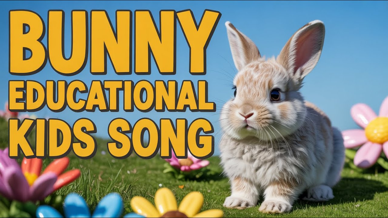 Bunny Kids Songs | Funny Rabbit Nursery Rhyme and Cute Bunny Music for Learning and Dance