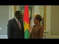 Burkinafaso le prsident m kafando rencontre la diaspora burkinab