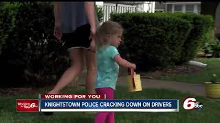 Knightstown Police Cracking Down on Stop Sign Runners Speeders