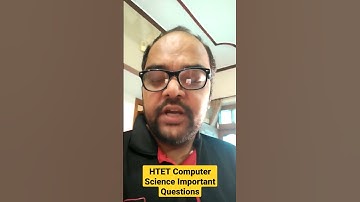 HTET Computer Science Important Questions #shorts #teachersadda247 #computerscience