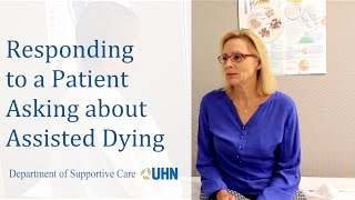 Responding to patients asking about assisted dying