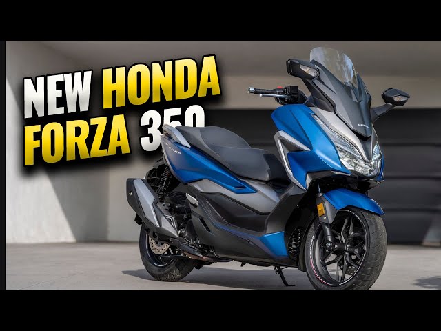 Honda Forza All-new Honda Forza 350 maxi-scooter: All you need to know  about it