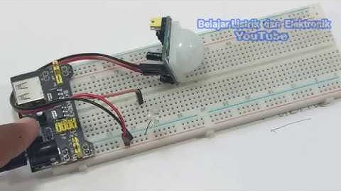 Sensor gerak PIR arduino HC SR501