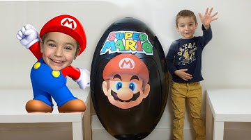 Oeuf Surprise Géant SUPER MARIO jouets - Unboxing Super Giant SUPER MARIO Egg & toys