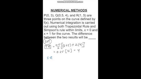 NUMERICAL METHODS || Trapezoidal rule versus Simpson