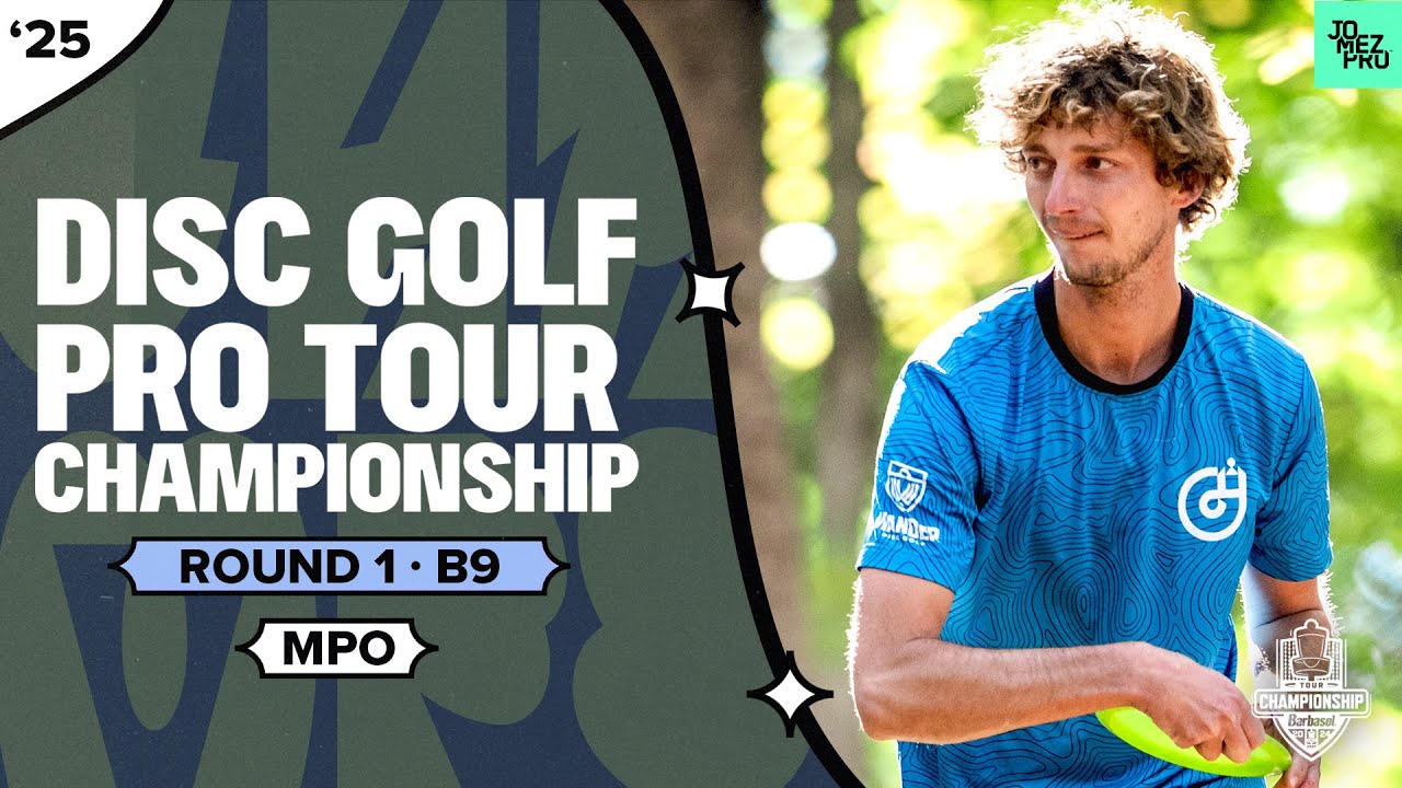 2025 DGPT Championship | MPO R1B9 | Buhr, Heimburg, McBeth, Robinson | Jomez Disc Golf