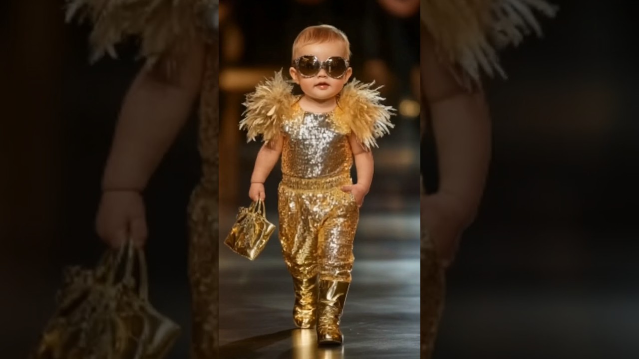 When your fashion game is stronger than most adults! 👶✨ 