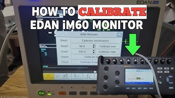 EDAN iM60 NIBP CALIBRATION #edanim60 #calibration #flukeprosim8