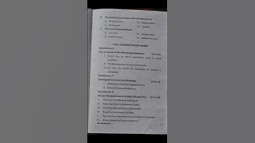 ICSE Class 8th #3rd term #previous Geography paper