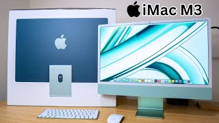 M3 iMac Unboxing & First Impressions (Green iMac) - I LOVE It!