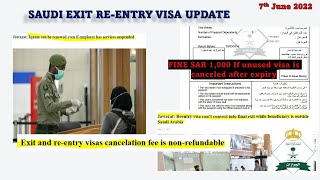 Saudi Exit re entry visa converted to Exit visa?, No refund and penalty SAR 1000 if expired