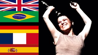 Elis Regina Singing in 5 Different Languages