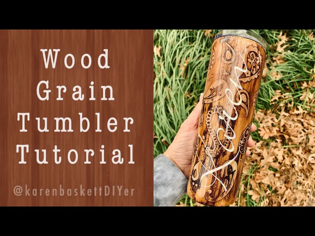 Wood-grain Tumbler – Crafty Creations By Meek