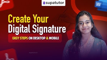 Create Your Signature Digitally – Easy Steps on Desktop & Mobile!