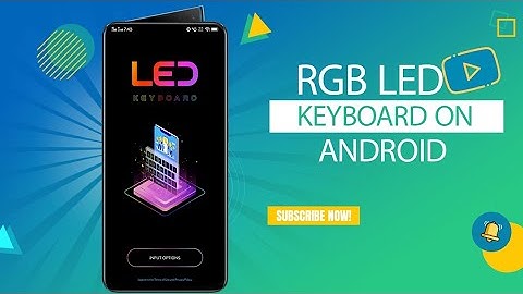 How To Use RGB LED Keyboard On Android | Best Keyboard App