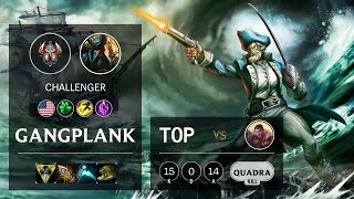 Gangplank Top vs Jayce - NA Challenger Patch 10.16