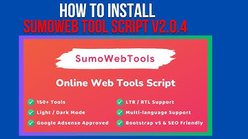 How to Install SumoWeb Tools Script v2.0.4 | full Installtion Setup guide video | Cloud Crafters