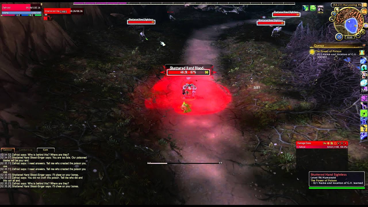 The Power of Poison WoW Quest Securing Southport - YouTube