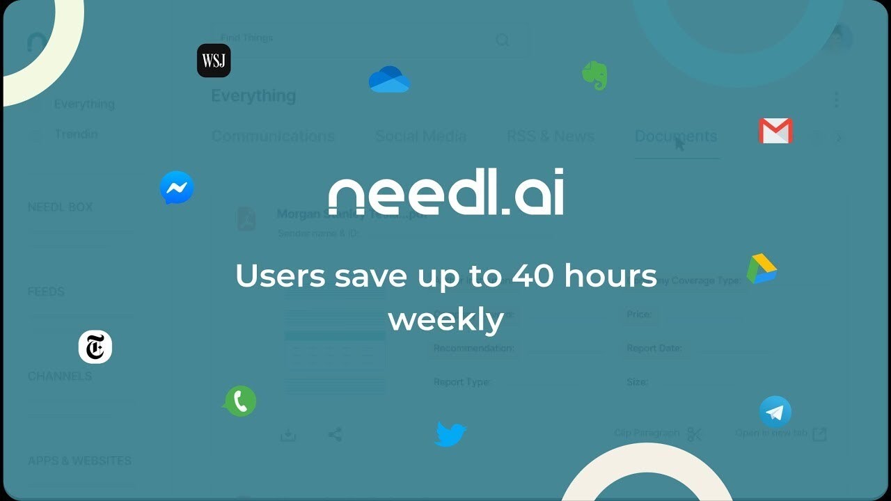 Welcome to Needl.ai - Connect | Curate | Converse - YouTube