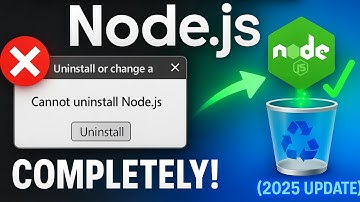 How to Completely Uninstall Node.js & Other Software from Windows 11 | 2025 Updated Guide
