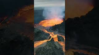 Volcanic eruption in Iceland