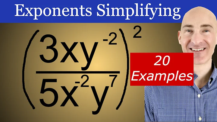 Exponents Simplifying (Multiplying, Dividing, Fractions, Negative Exponents) Lots of Examples!