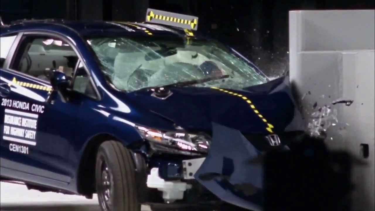 Honda Civic Crash Test - YouTube