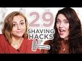 29 HACKS + TIPS: Shaving made FASTER, CHEAPER & EASIER | Melanie Murphy + Hannah Witton