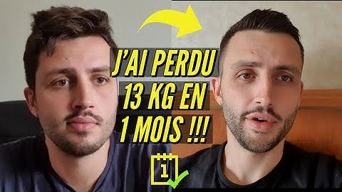 J'AI PERDU 13KG EN 1 MOIS !!!