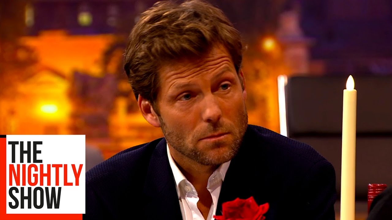 Jamie Bamber Chats Up a Bamber Babe Over Dinner