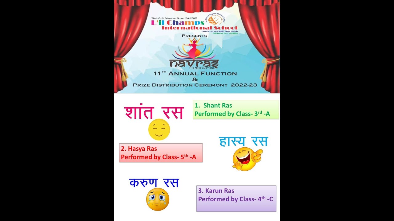 11th Annual Function (Navras) 2022-23 celebrated at the L.C.I.S. Sarna ...