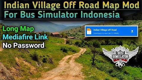 How To Download/Add Full Off Road Map Mod In Bus Simulator Indonesia | Off Road Map Mod In Bussid |