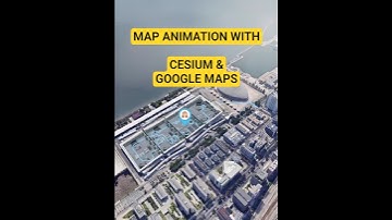 Cesium flyover with Google 3d Tiles