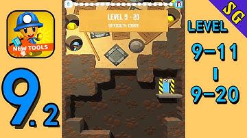 Mine Rescue! - Gameplay Walkthrough (Level 9-11 - 9-20) | Snack Game