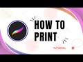 How to print from Procreate