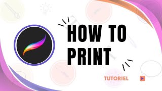 How to print from Procreate