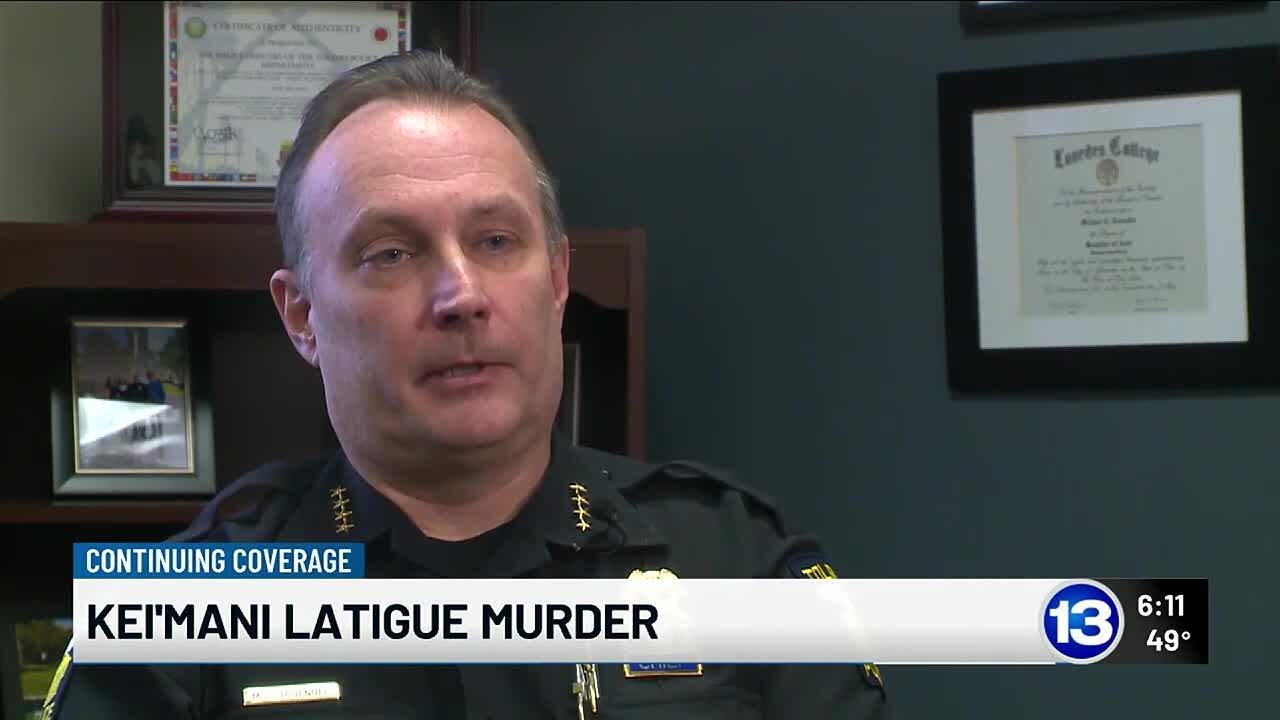 Toledo Police chief talks about murder of Kei’Mani Latigue - YouTube