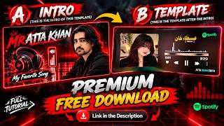 Premium Spotify Music Template Tutorial 2026 | Intro + Template | Free Download
